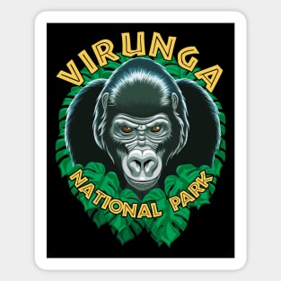 Gorilla's Face | Virunga National Park Sticker